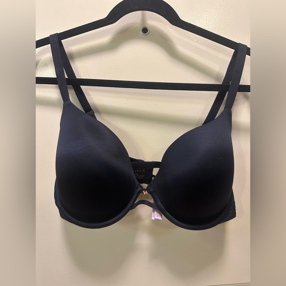 Savage X Fenty Core Mocrofiber T-shirt Bra 36 DDD in black caviar - Picture 5 of 11